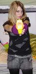 preperations for humans vs zombies final showdown! Nerf gun: check. Unrealistic t-shirt: check. 