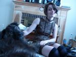a messy room and teh fogdog! (the room is slightly less messy)