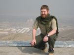 Taken from the Russian Officer's Mess above Kabul.  Tajbeg Palace dimly visible over shoulder.